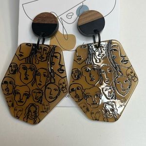 Faces Earrings